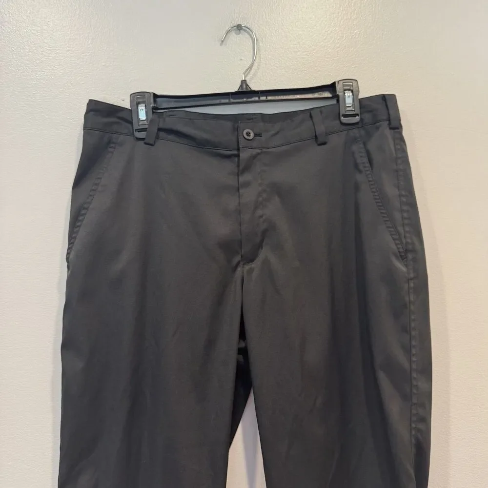 Nike Golf Pants Dri-FIT Black Performance Straight Stretch Athletic Men sz 32x32